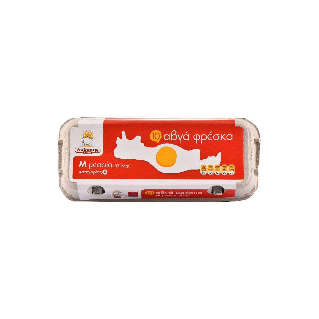 ΛΑΔΑΚΗΣ Αυγά 10άδα Medium