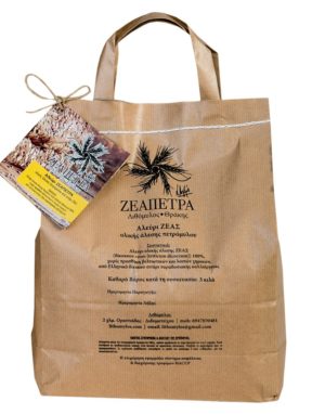 Αλεύρι "ΖΕΑΠΕΤΡΑ" ολικής άλεσης από δίκοκκο σιτάρι (Ζέα) 5 κιλά (Κωδ.: 1054)
